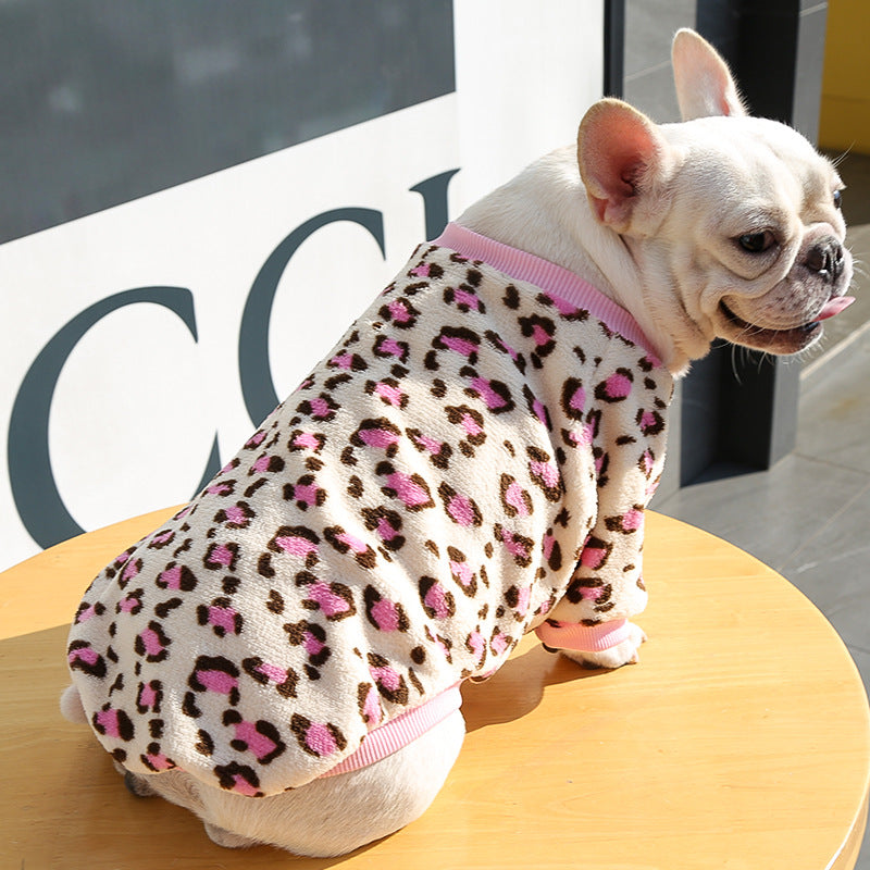 Autumn Winter Warm Pajamas Jacket for Puppies
