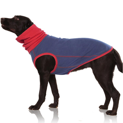 Nanaki Dog Fleece Shirt Dog Turtleneck Sweatshirt Dog Fleece Vest Pullover Elastic Dog Fleece Jacket Dog Christmas Outfit Dog Pajamas Warm Dog Sweater Winter Dog T Shirt for Small Medium Large Dogs